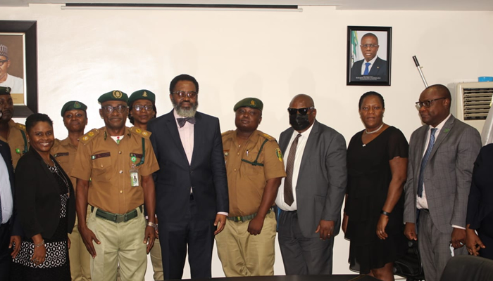Commissioner for Justice Receives New Controller of Correctional Services, Lagos Command