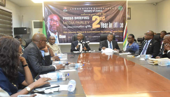 PRESS RELEASE – LAGOS ATTORNEY GENERAL MARKS TWO YEARS IN OFFICE WITH LANDMARK LEGAL VICTORIES.